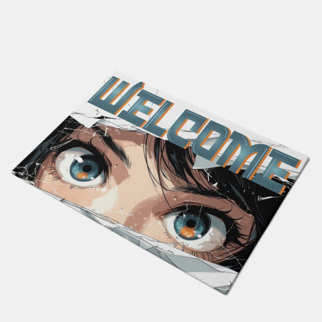 Paillasson anime welcome door mat (Incliné)