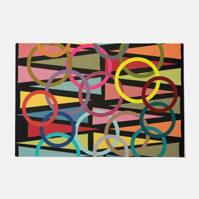 Paillasson Anneaux et triangles (Devant)