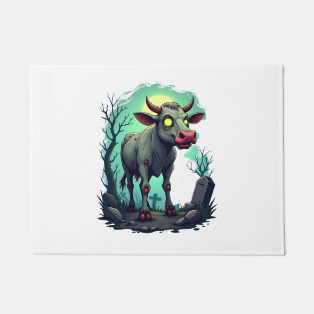 Paillasson Apocalypse de vache zombie (Devant)