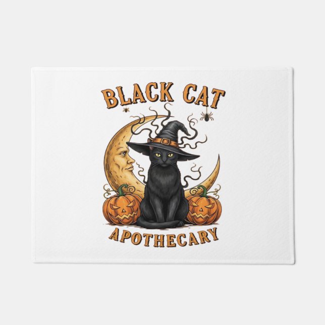 Paillasson Apothecaire de chat noir - Lune de cuisine d'Hallo (Devant)