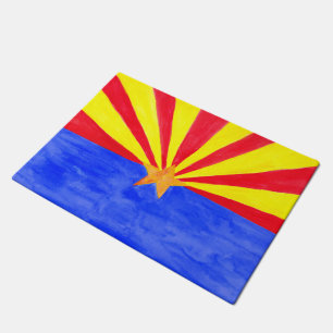 Paillasson Aquarelle de l'Arizona State Flag