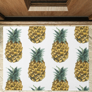 Paillasson Aquarelle tropicale ananas Motif sans couture