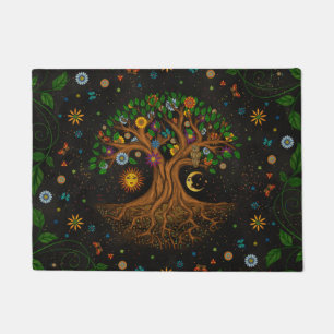 Paillasson Arbre de vie lunaire - Yggdrasil