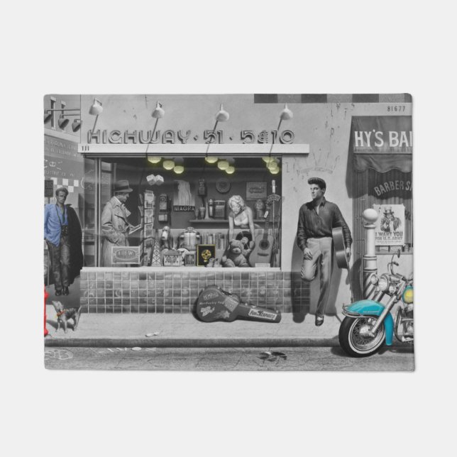 Paillasson Argent 2 de HWY 51 (Devant)