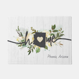 Paillasson Arizona State Personnalisé Votre Maison Ville Rust