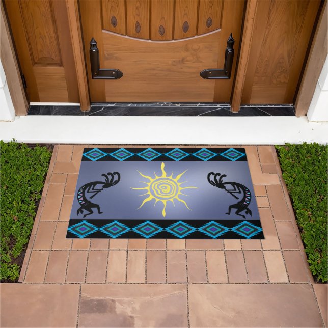 Paillasson Arizona Sud-Ouest Sun Kokopelli Doormat (De plein air)