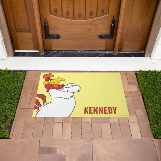 Paillasson Armoiries de Foghorn Leghorn franchies (De plein air)