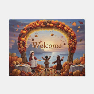 Paillasson Arrivée de Thanksgiving Door Mat