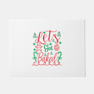 Paillasson Art de Noël laissez-vous cuire