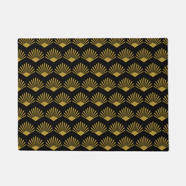 Paillasson Art Déco Sunrise Motif Motif (Devant)