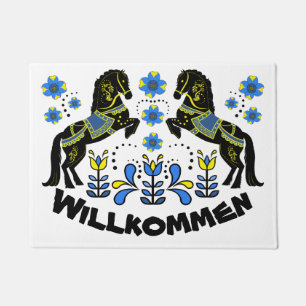 Paillasson Art populaire Friesien/Frisian Welcome/Willkommen/