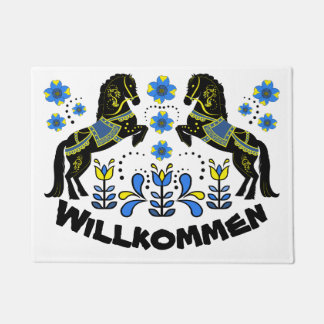 Paillasson Art populaire Friesien/Frisian Welcome/Willkommen/