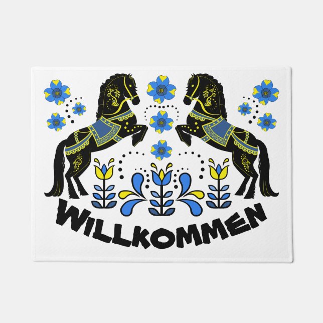 Paillasson Art populaire Friesien/Frisian Welcome/Willkommen/ (Devant)