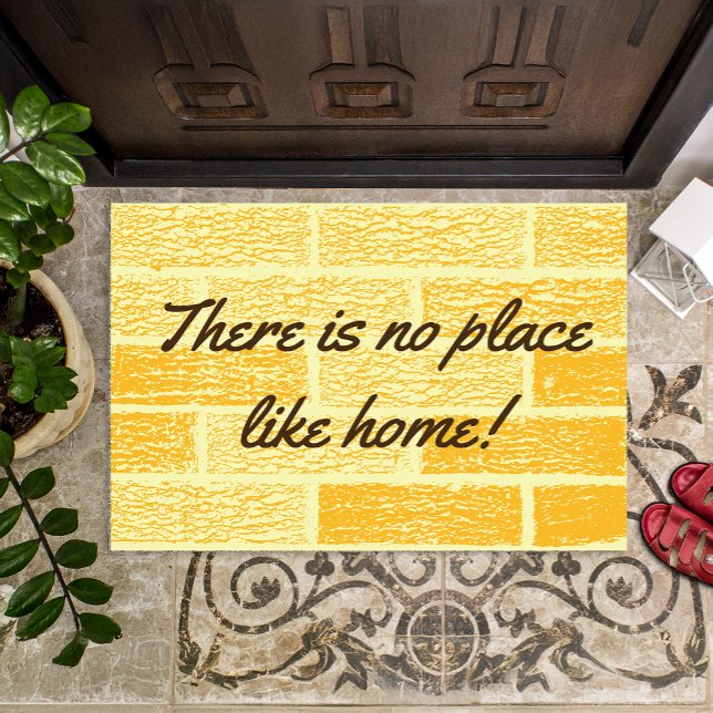 Paillasson Assistant de route en brique jaune Oz nouveauté (A yellow brick road doormat leading you right into your home and reminding you what Dorothy says.)