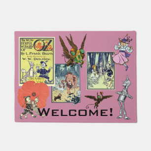 Paillasson Assistant vintage de Oz Fairy Tale Livre Caractère