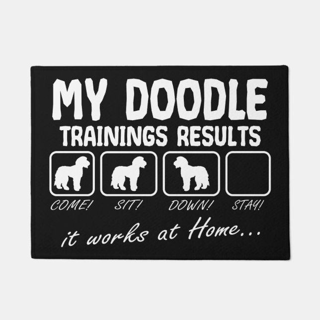 Paillasson Australie Labradoodle Doodle Dog Drôle Design (Devant)