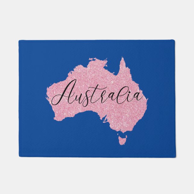 Paillasson Australie Pays Couleur brillante (Devant)
