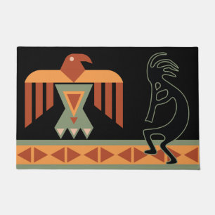 Paillasson Autochtone du sud-ouest de Kokopelli