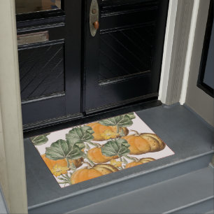Paillasson Automne Aquarelle d'automne Citrouilles Vintages