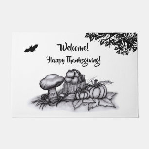 Paillasson Automne, Bienvenue ! BON THANKSGIVING !