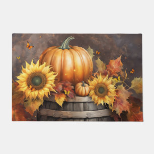 Paillasson Automne Citrouille Sunflowers Pays