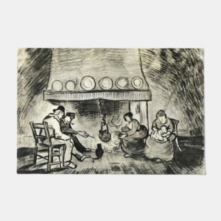 Paillasson Avant la cheminée - Gogh Floor Mat