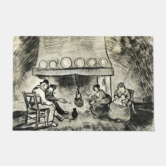 Paillasson Avant la cheminée - Gogh Floor Mat (Devant)