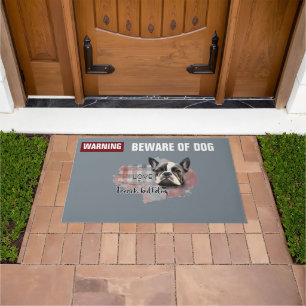 Paillasson Avertissement - 24" x 36" Porte Mat