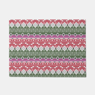 Paillasson Aztec pattern, stripes.