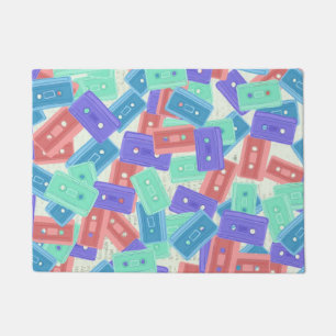 Paillasson Bandes-cassettes Pastel - 90s Musique esthétique