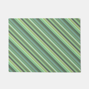 Paillasson Bandes diagonales vert olive