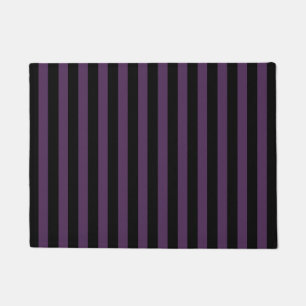 Paillasson Bandes noires et violettes