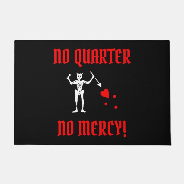 Paillasson Barbe noire le pirate (Edward Teach)  (Devant)