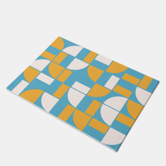 Paillasson Bauhaus Motif 03 Aimant d'oreiller à lancer Fleece
