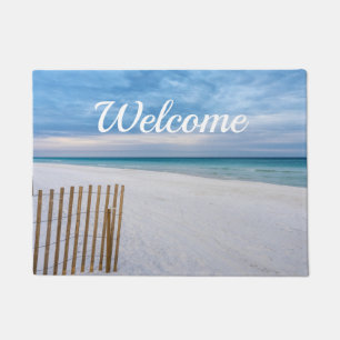 Paillasson Beach Fence Morning Destin Floride Welcome Doormat