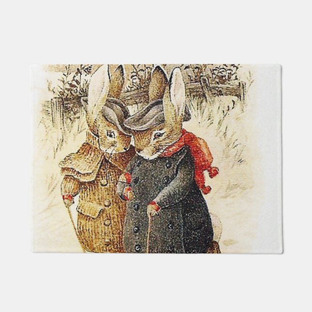 Paillasson Beatrix Potter - Peter Rabbit Walk d'hiver (Devant)