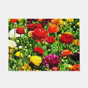 Paillasson Beaucoup de couleurs de Ranunculus