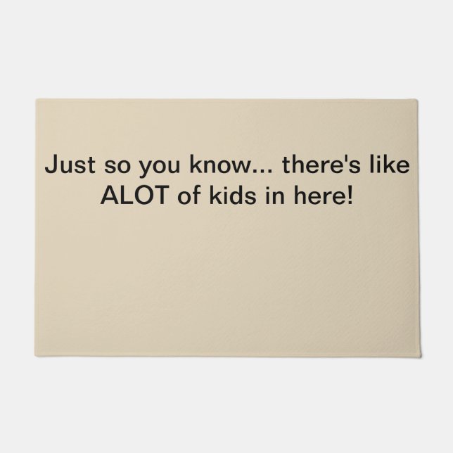 Paillasson Beaucoup de natte d'enfants (Devant)