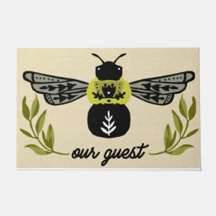 Paillasson Bee Our Guest Doormat Abee lover cadeau