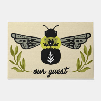 Paillasson Bee Our Guest Doormat| Abee lover cadeau