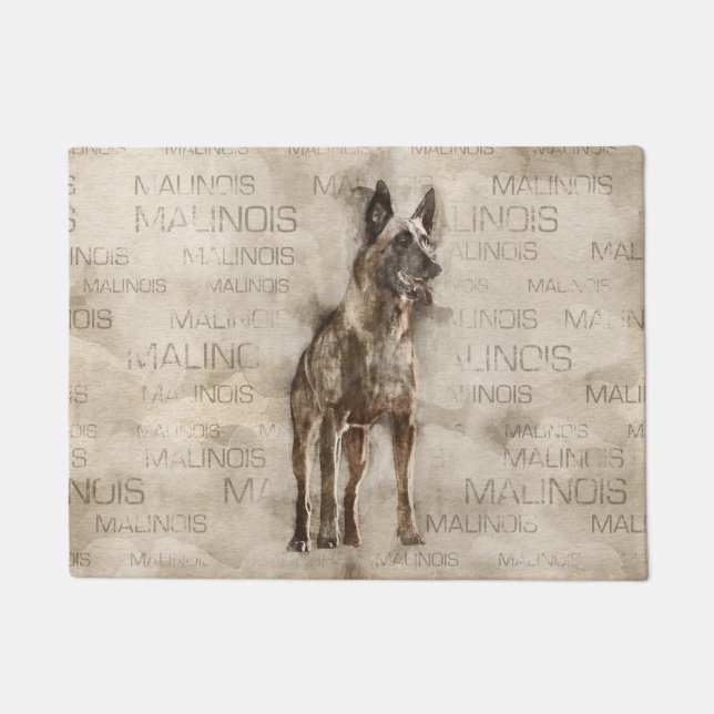 Paillasson Belge Malinois - Mechelaar - Maligator (Devant)