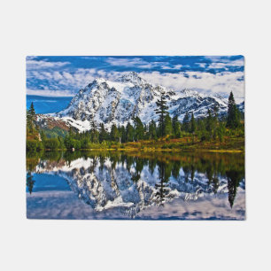 Paillasson Belles montagnes - Photo Lake - Mont Shuksan