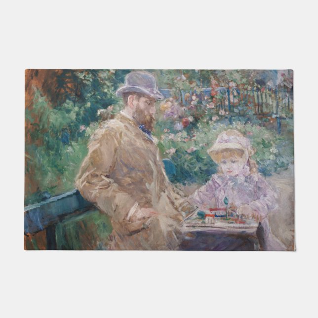 Paillasson Berthe Morisot - Eugene Manet avec sa fille (Devant)