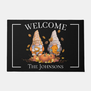 Paillasson Bienvenue à Gnome de Thanksgiving