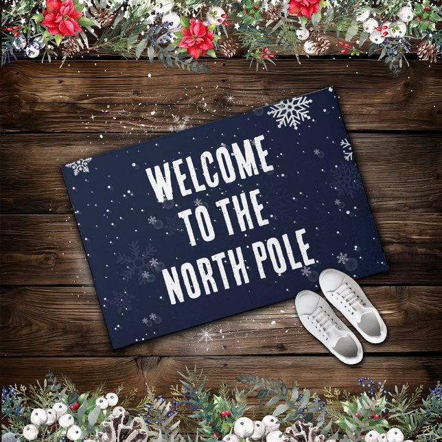 Paillasson Bienvenue Au Pôle Nord (Créateur téléchargé)