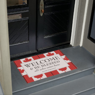 Paillasson BIENVENUE    Drapeau du CANADA