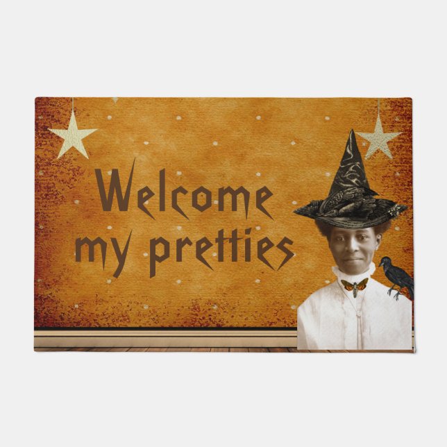 Paillasson Bienvenue Mon Pretties Halloween (Devant)