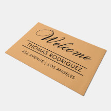 Bienvenue|Nom|Adresse moderne