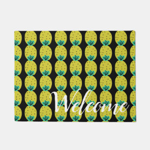 Paillasson Bienvenue Pineapple Doodles Personnalisés