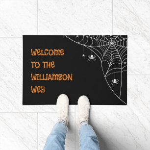 Paillasson Bienvenue sur le site Web de Halloween Spider